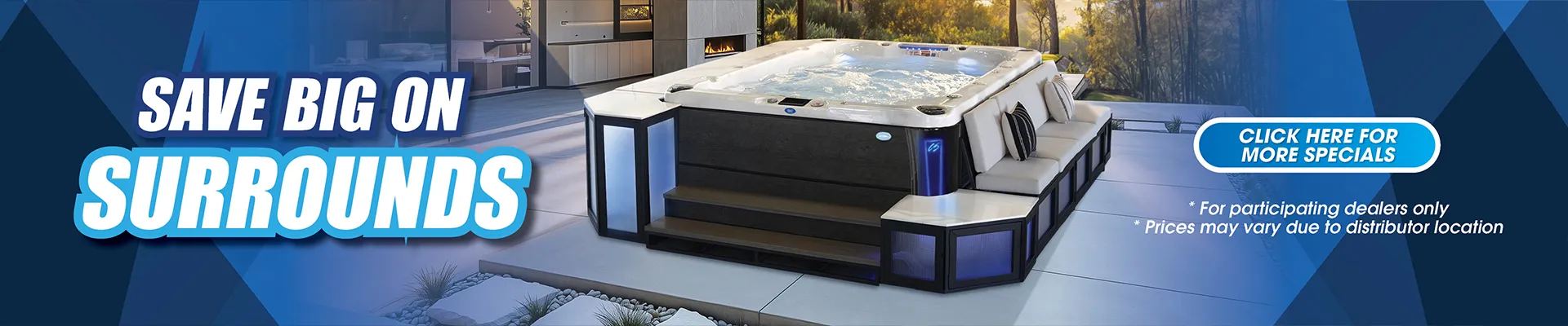 Calspas hot tub being used in a family setting - Utica