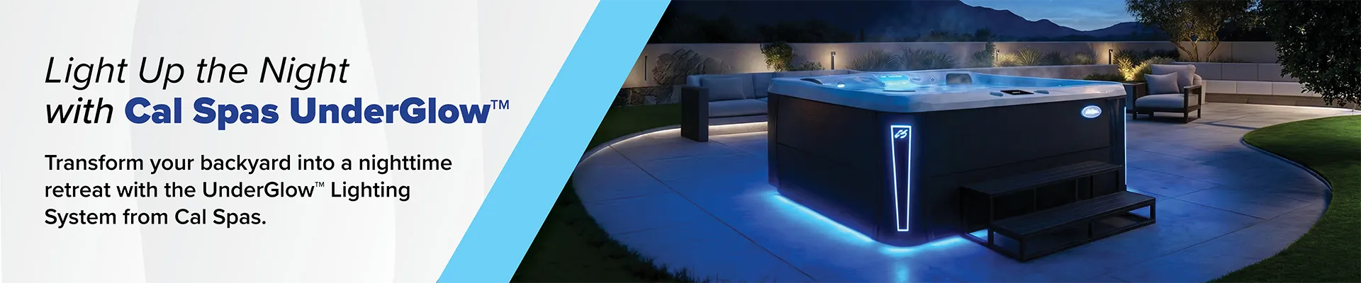 Calspas hot tub being used in a family setting - Utica